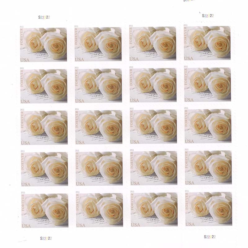 wedding rose stamp for invitation and rsvp cards