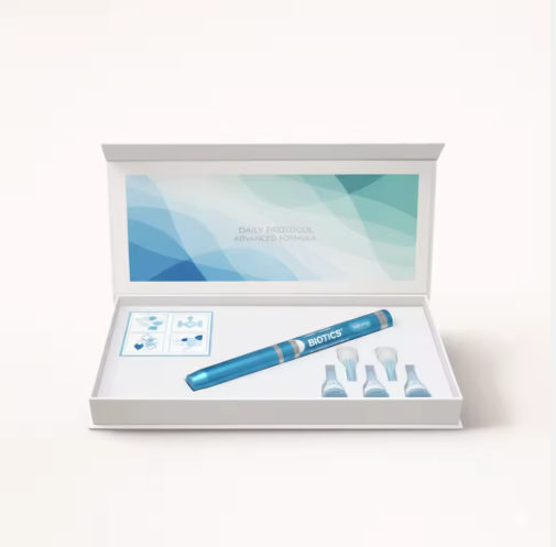 Gradient blue ampoule gift box