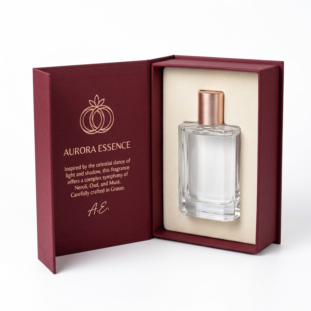 Custom perfume box finished product
