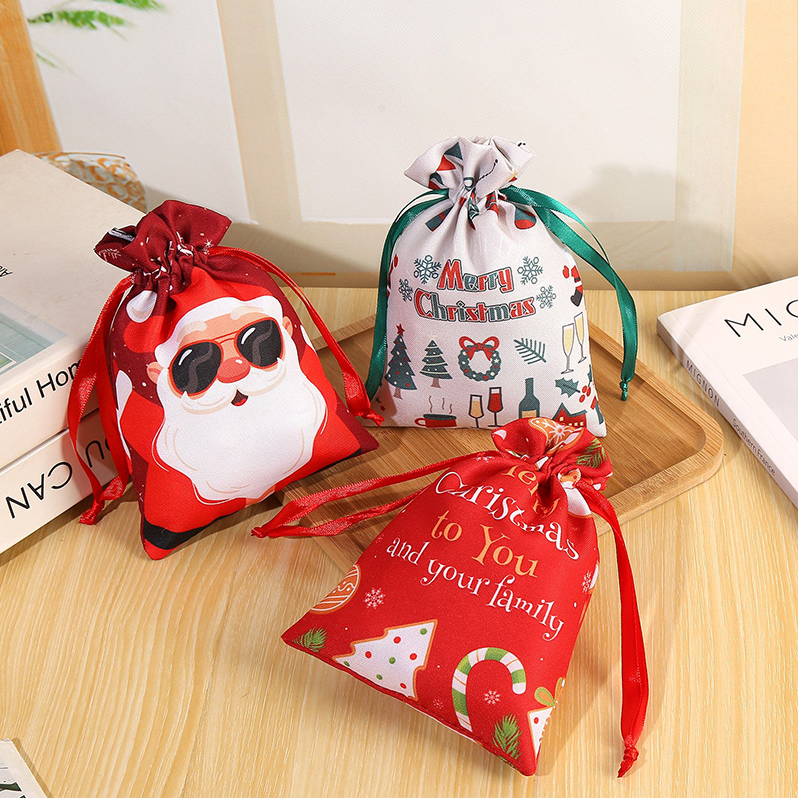 Christmas Drawstring Bags
