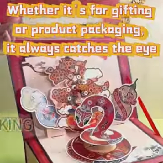 Warten Sie auf die Enthüllung! Dynamische 3D-Pop-up-Box